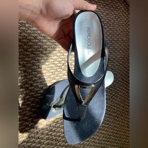 Aerosols black heels